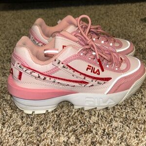 Women's Fila Love Pink Sneakers